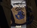 Reggie Parks WWF and WCW Designs #shorts #wwe #wrestlemania #Collection WWE Replica Belt Review