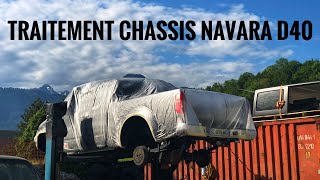 Avant qu'il ne soit trop tard...traitement châssis chez TipToy74 sur le NISSAN NAVARA 4x4 + JPO