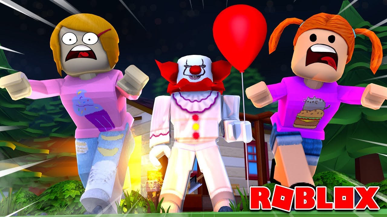 Roblox Escape The Evil Clown With Molly And Daisy Youtube - evil clown roblox