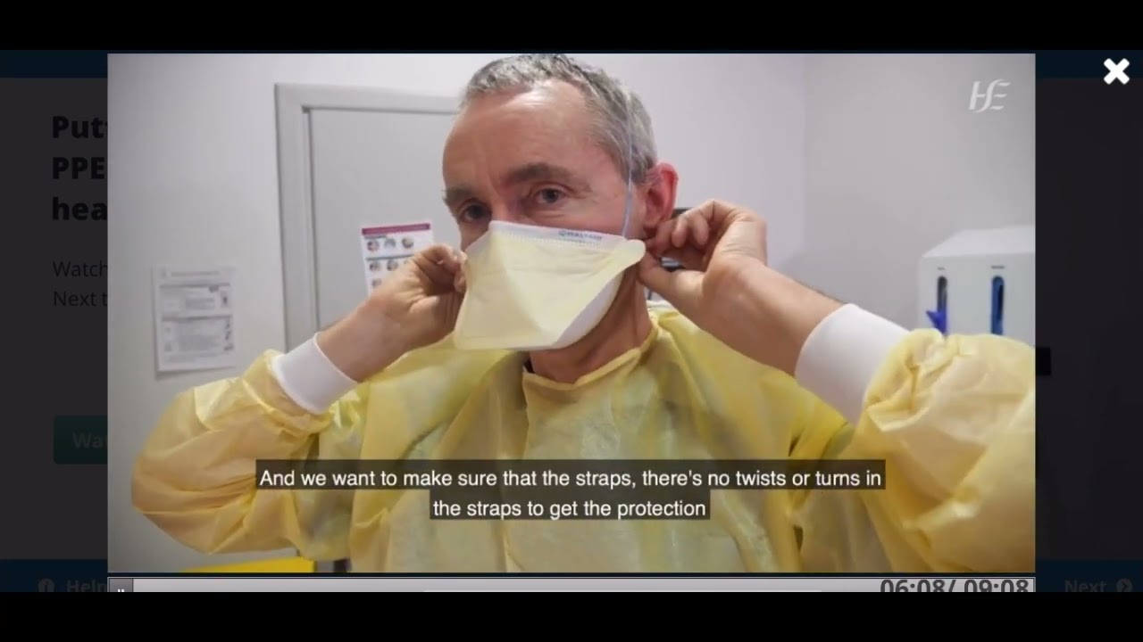 Putting On And Taking Off PPE In Acute Health Care Settings RCSI Aptitude Test For Ireland