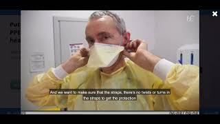 Putting on and taking off PPE in acute health care settings, RCSI Aptitude test for Ireland
