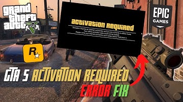 How TO Fix GTA 5 Activation Required Error | Fix GTA 5 Errors👈