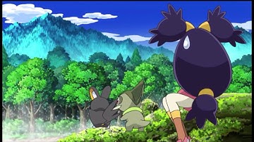 Pokemon Black and White Emolga And The New Volt Switch: Emolga Practices Hidden Power with Iris