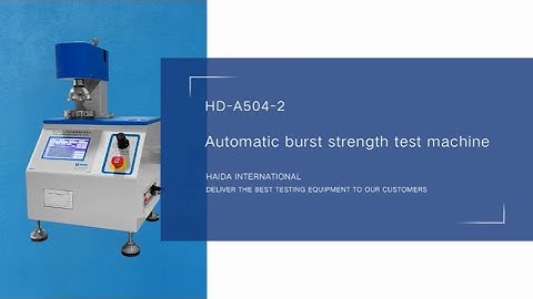 HD-A504-2 Automatic Paper Burst Strength Tester