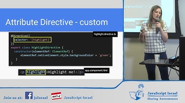Angular 2 Directives - Rotem Haber (Hebrew)