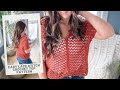 Free Crochet pattern - Rusty Road Crop Top