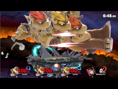 【難易度MAX】超巨大化CPU9×3に挑んだら終焉を迎えた　　　　　【スマブラSP】