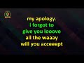 Eric Donaldson - I Forgot To Give You Love (Karaoke Version)