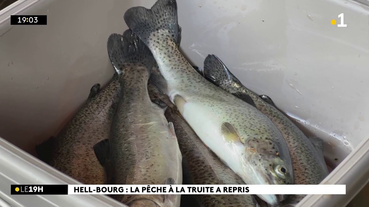 A Hell-Bourg, la pêche à la truite se poursuit malgré la sécheresse.