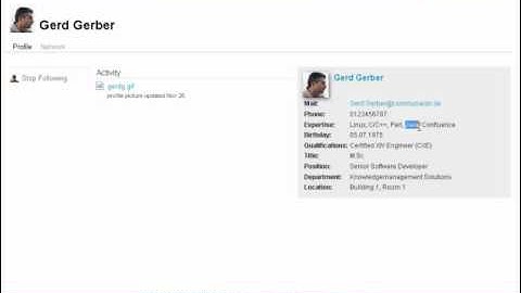User Profile Plugin - Search