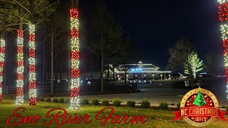 Christmas Lights at Eno River Farm 2020