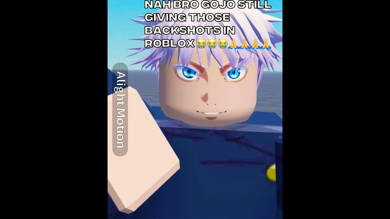 Gojo backshots animeedits roblox shorts edit didyoupraytoday 