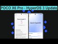 POCO X6 Pro HyperOS 3 January 2026 BETA Update Spotted - EEA Rollout Details