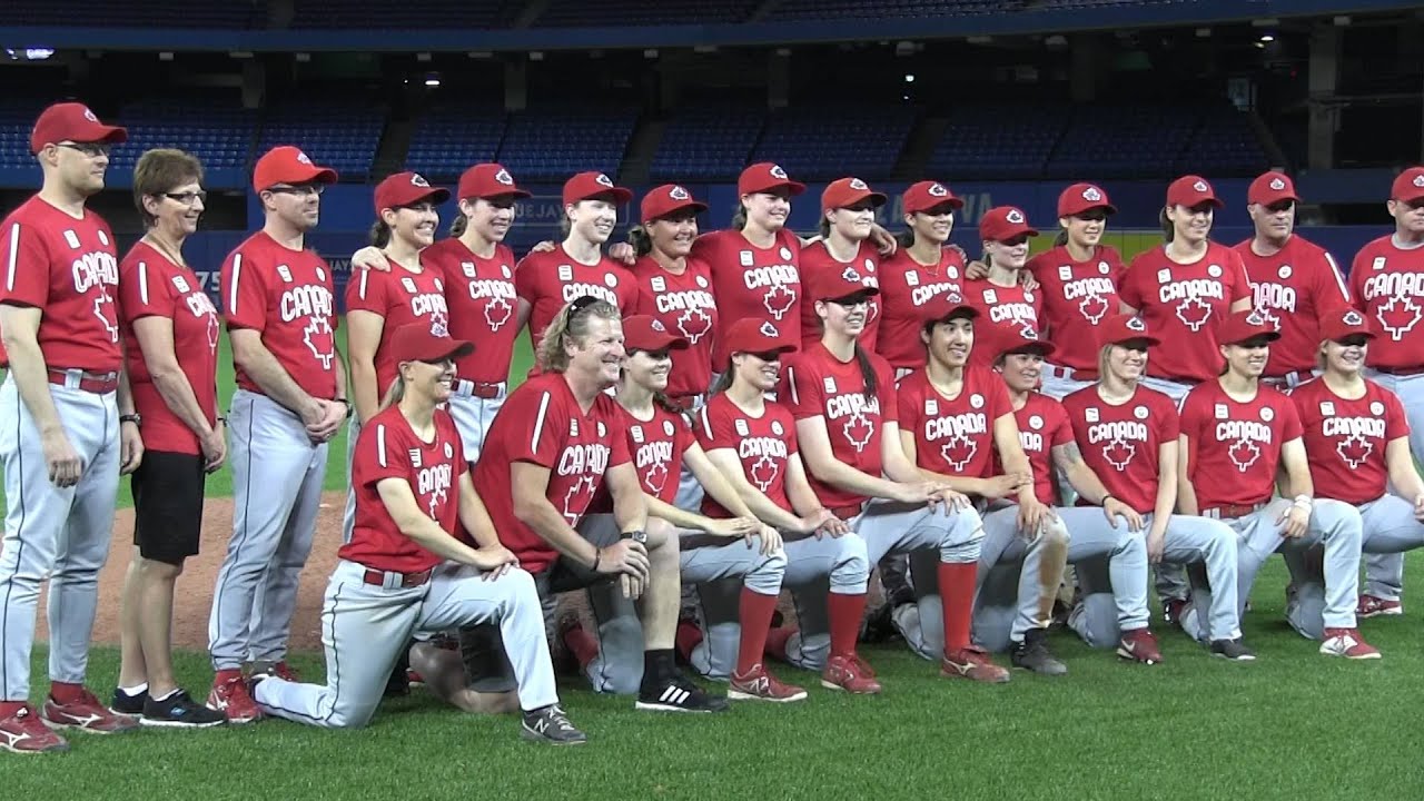 Canadian Women's Baseball team excited for TO2015 YouTube