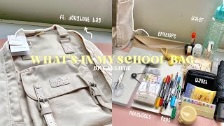 what’s in my school bag  back to school ft. doughnut bag 2023