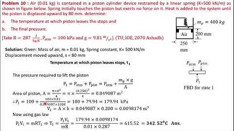 THERMODYNAMICS || PRESSURE NUMERICAL (TU, IOE, 2070 Ashadh) || CHAPTER 2