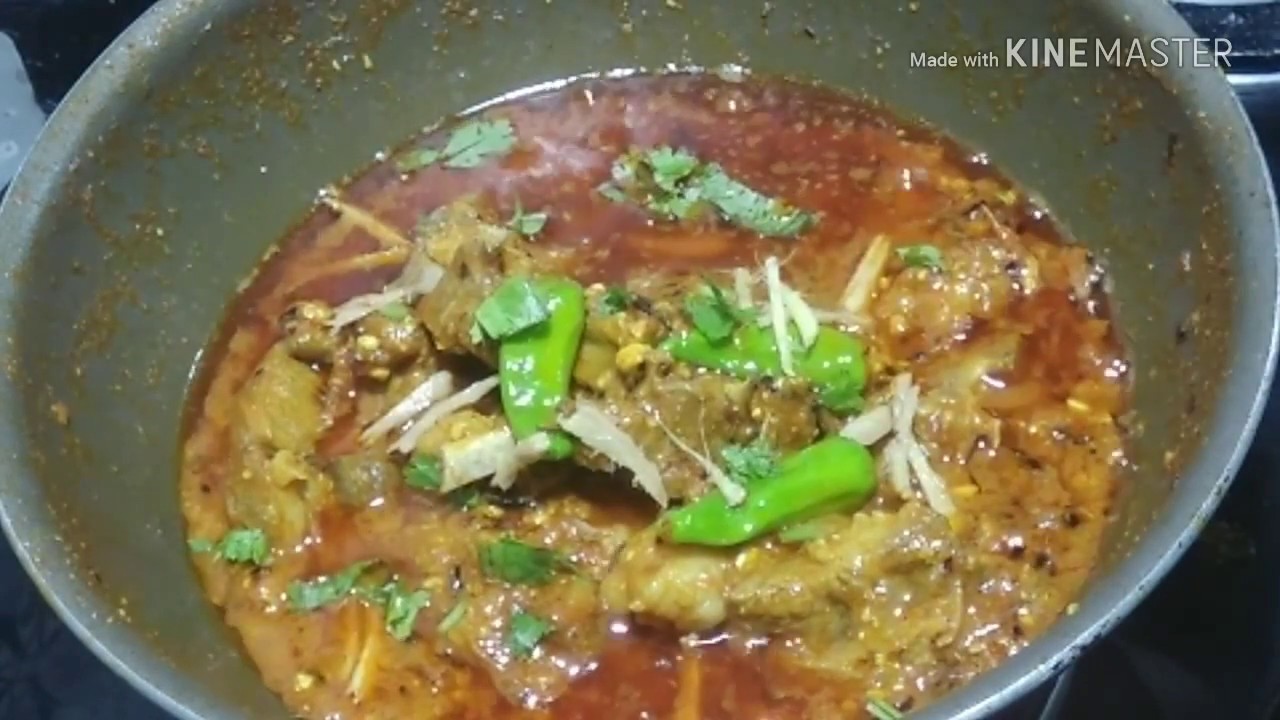 Authentic recipe of MUTTON KARHAI - KARHAI GOSHT BY LAZEEZ PAKWAANS ...