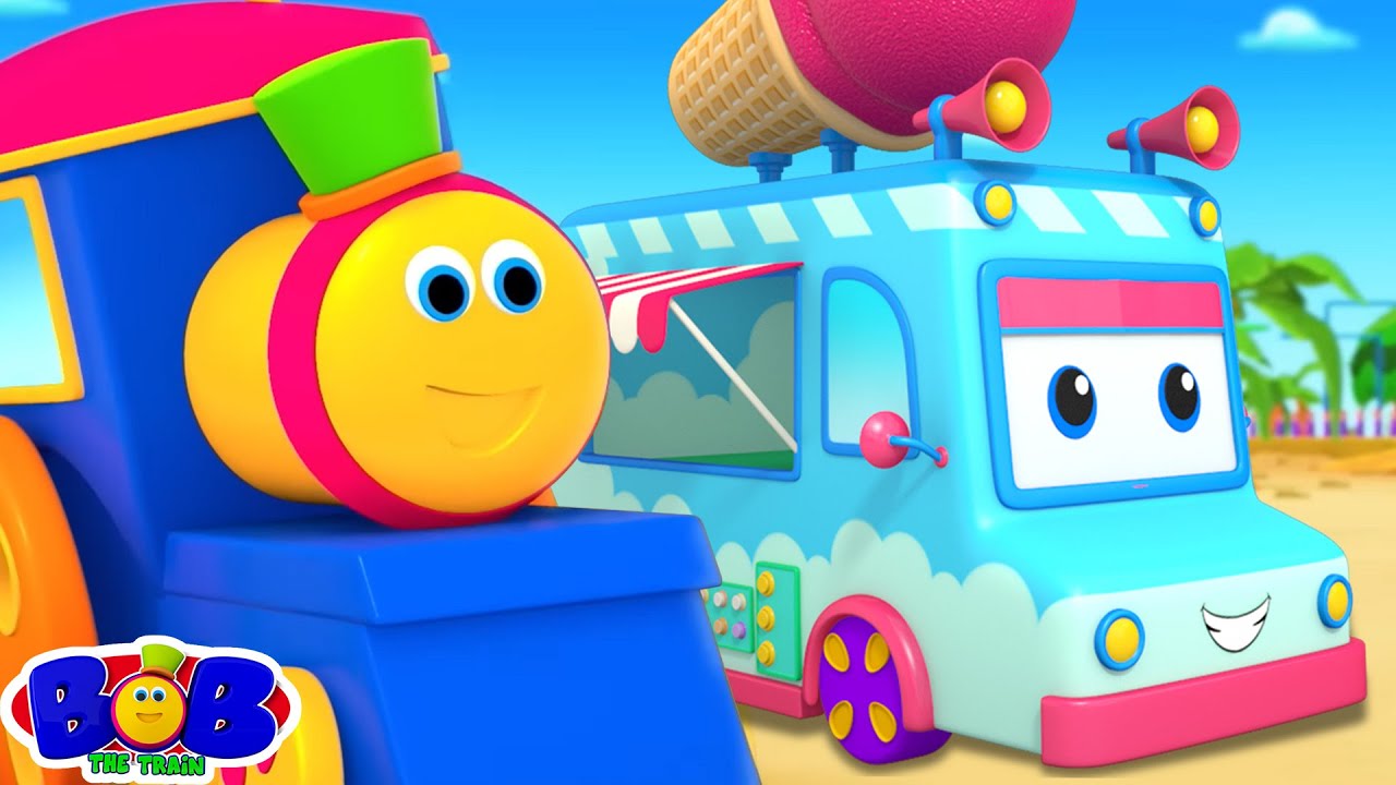 Ice Cream Song, Fun for Kids, Cartoon Video by Bob The Train