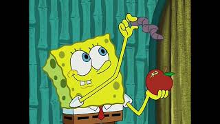 Worm - Huh? Wait! We will bury you! (SpongeBob drops the worm in Junior's mouth) (READ DESCRIPTION)