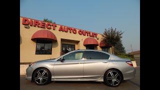 2017 Honda Accord Sport 1 owner clean title.  Video overview and walk around.