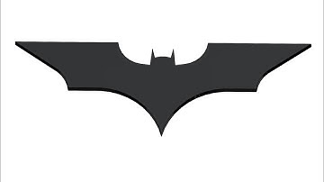 Cad Modeling Of Batman Logo In Solidworks🦇