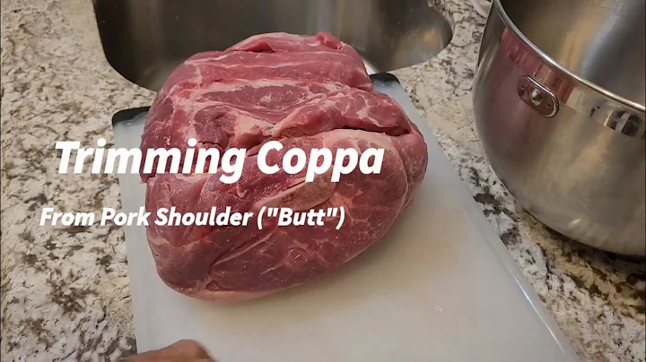 Trimming Coppa from a Pork Shoulder "Butt"