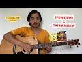 MELODI SPONGEBOB X TAFSIR MISTIK!! MISTIS TAPI KEREN?! (Tutorial Gitar + Tab)