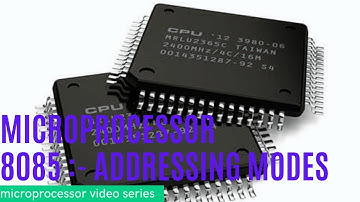 Microprocessor 8085 | Addressing Modes