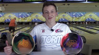 Roto Grip Hustle Camo vs Storm Marvel Pearl review by Trevor Roberts