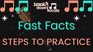 Fast Facts: Steps to Practice | Break It Down Vocals | Singing Tips & Techniques