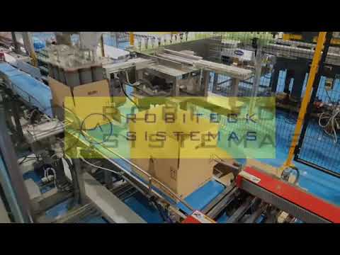 FORMADORA DE CAJAS CON ROBOT ROBITECK - YouTube