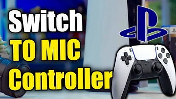 How to Talk to Friends with MIC on Controller if Headset is Broke on PS5 Console (Best Method)