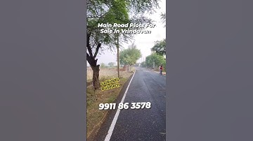 Main Road Plots In Vrindavan #vrindavan #plot  #realestate #sanjitsinghrajput #vrindavanplot