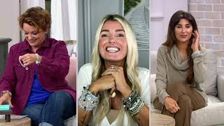 T Jazelle x Jane Treacy Gemstone & Charm Bracelet, Sterling on QVC