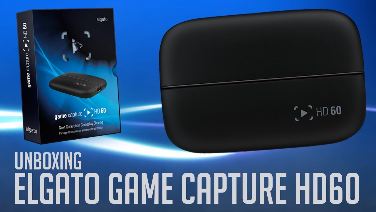 games people play Unboxing of Elgato HD60 Game Capture Card