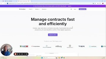 AI & Blockchain-powered Contract Management Platform - INHUBBER Demo Video