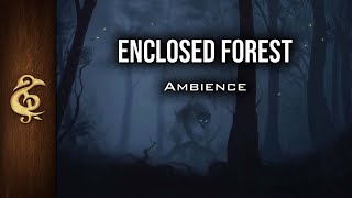 Enclosed Forest | Eerie Fauna, Creepy Noises, Nighttime Ambience | 3 Hours