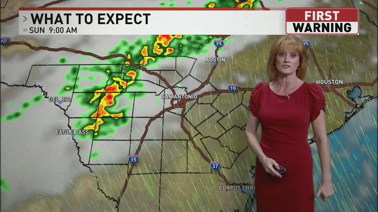 Warm and breezy today, better rain chances arrive Sunday - YouTube