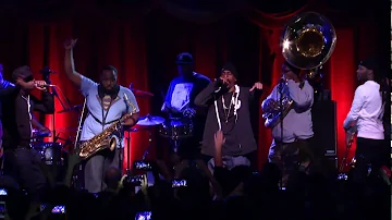 THE SOUL REBELS with Rakim & Talib Kweli - “Paid In Full” LIVE in NYC