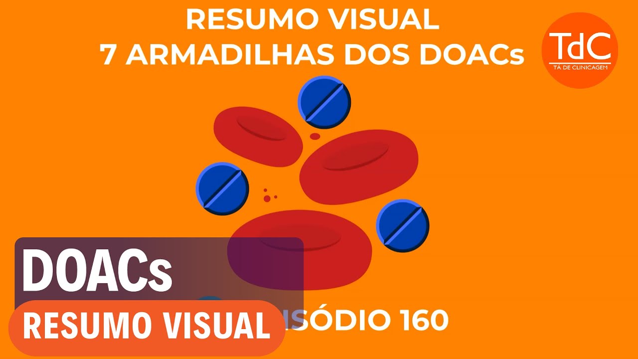 Thumbnail - DOACs (anticoagulantes de ação direta): RESUMO EM 7 MINUTOS