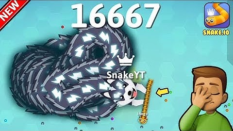 I Feed Cute Bot In Snake.Io! Epic Snakeio Gameplay