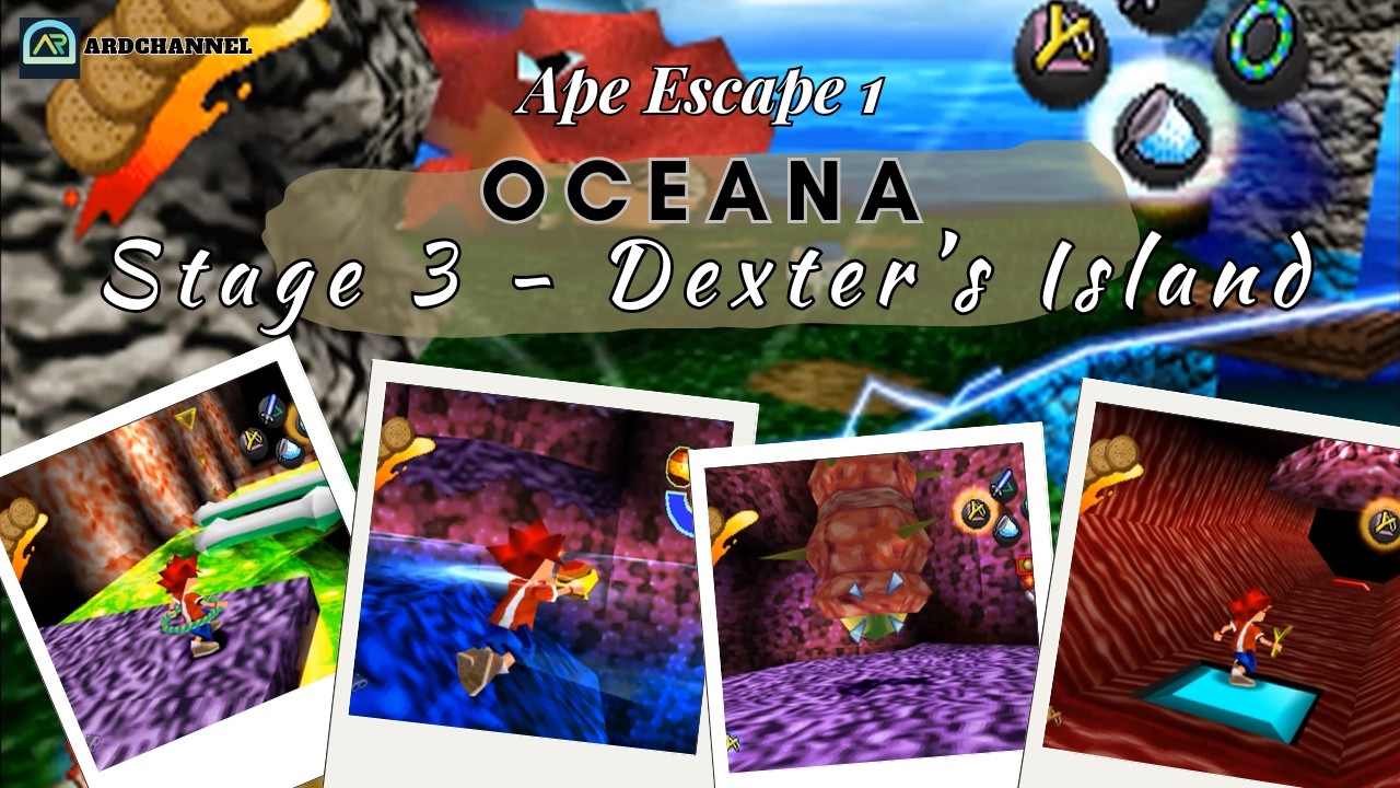 Ape Escape 1 [Oceana] Stage 3 - Dexter's Island