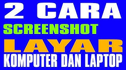 2 Cara Screenshot Layar Komputer dan Laptop - Durasi: 5.37. 