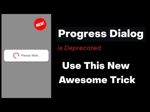 Video: Er ProgressDialog forældet?