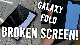 Samsung Galaxy Fold Broken Screen Breaking Display Issue Bulks, Lines