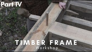 Tiny Timber Frame Pt.  4:  Wedged Dovetail Through Tenon // Plans Available