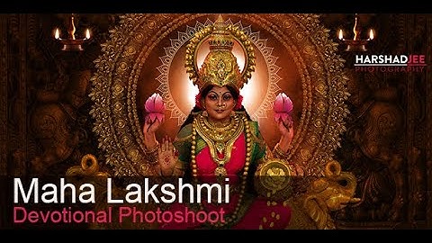 Maha Lakshmi  Alangaram | Harshadjee Studio | Devotional Photoshoot | ✆ 7305534201