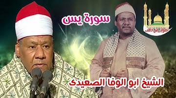الشيخ ابو الوفا الصعيدى سورة يس