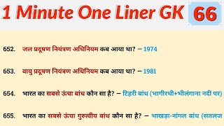 सामान्य ज्ञान - 66 | Important GK GS Question in Hindi | 1 Minute One Liner | #staticgk screenshot 2