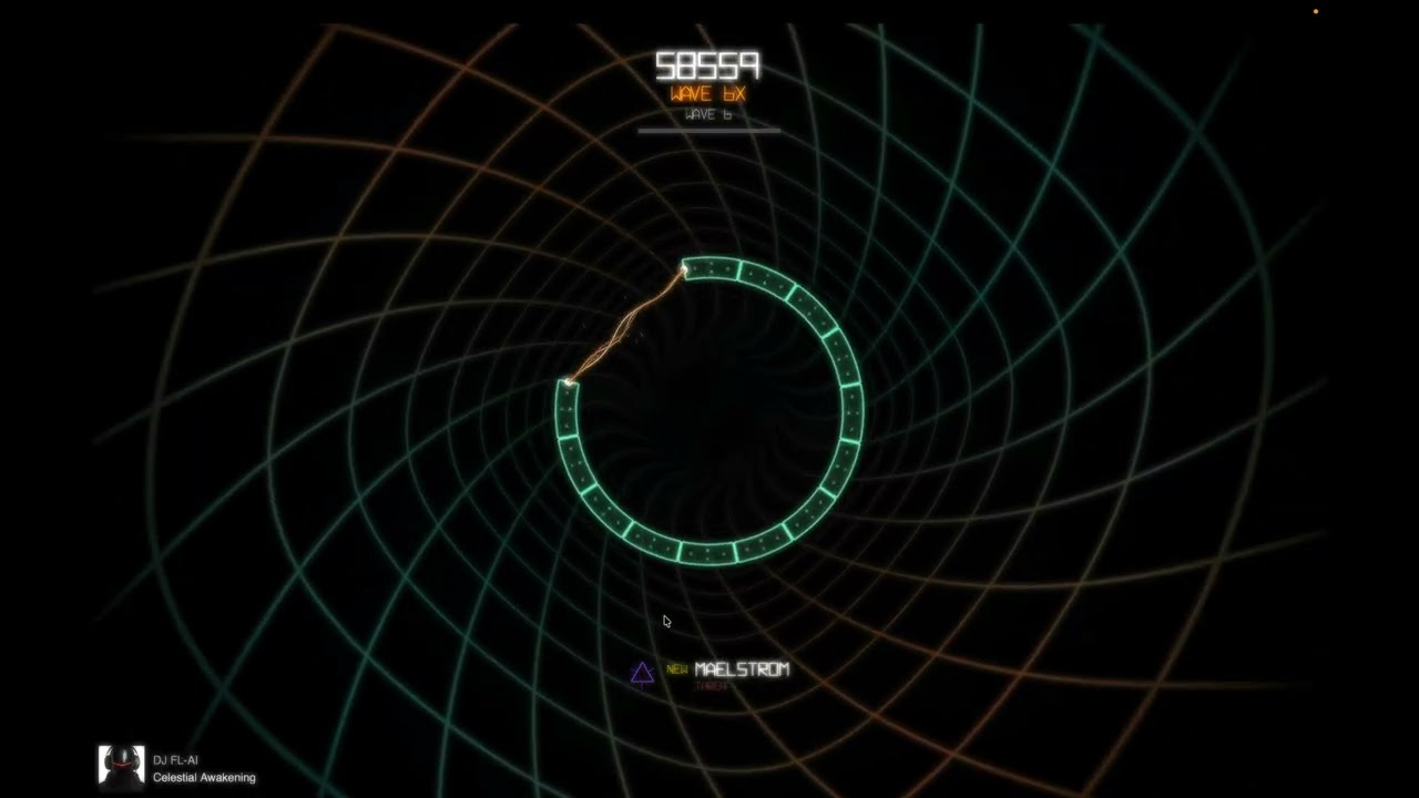 Radial Drift - a musical action game (macOS gameplay)